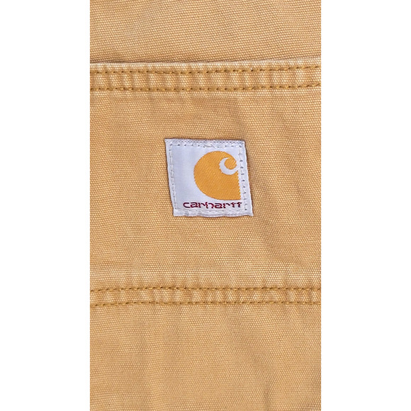 Carhartt Mens 36x32 Canvas Work Pants 5 Pocket Relaxed Fit 14806 Tan Khaki Camel - Picture 11 of 11